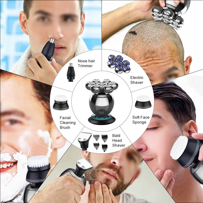7 Head Full-Body Shaver - The Baller