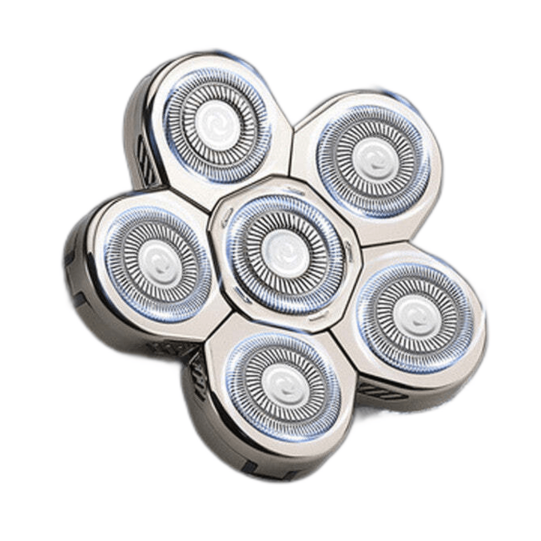 Head Shaver Shop Blades 6-Blades Silver Replacement Head 6-Blades Silver Replacement Head