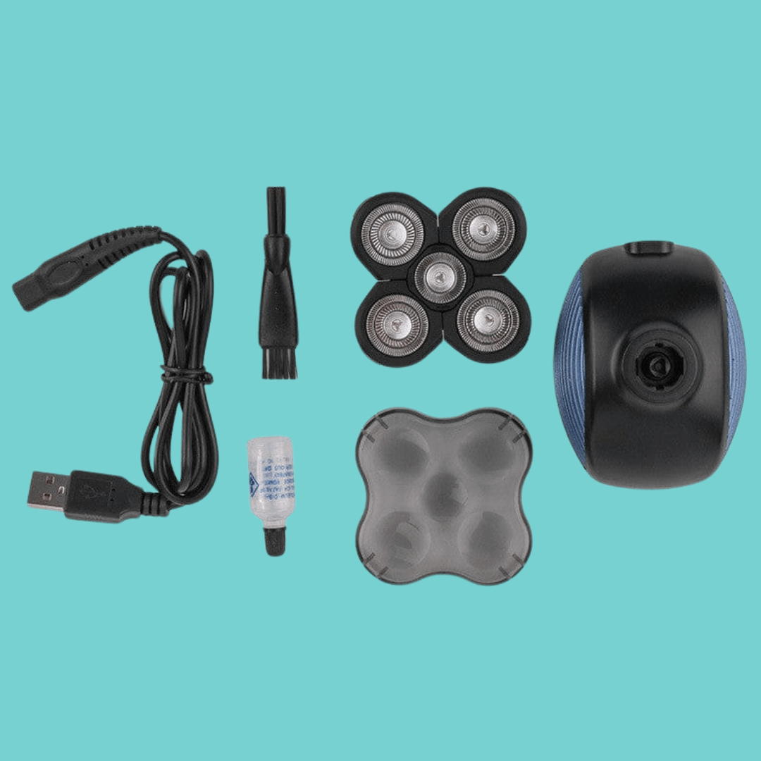 Head Shaver Shop Medium G Shaver Blue Set 5-Blades Medium G Head Shaver