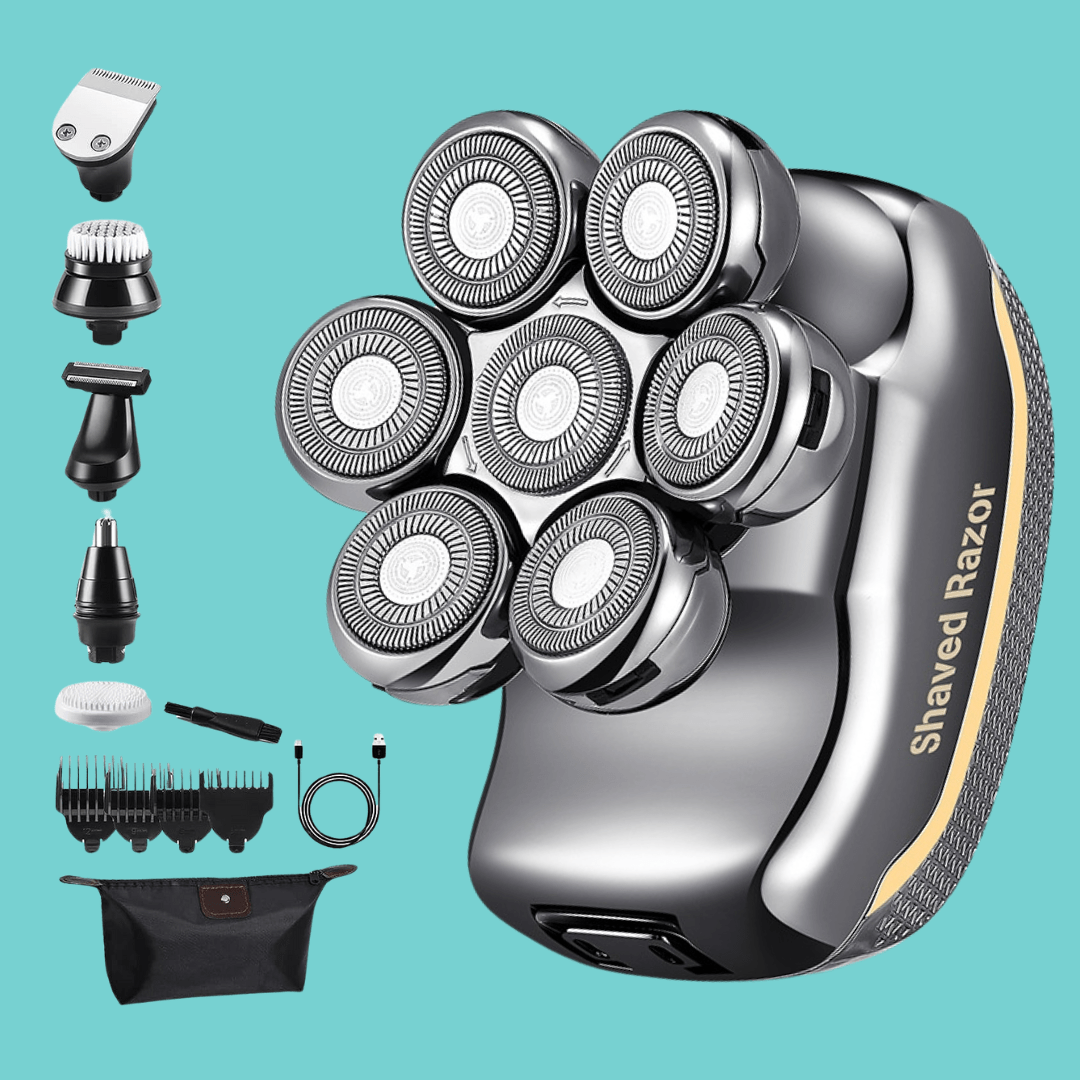 Head Shaver Shop Top G Shaver Set 6-in-1 7-Blades Top G Head Shaver (6-in-1 set available)